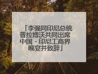 李强同印尼总统普拉博沃共同出席中国－印尼工商界晚宴并致辞
